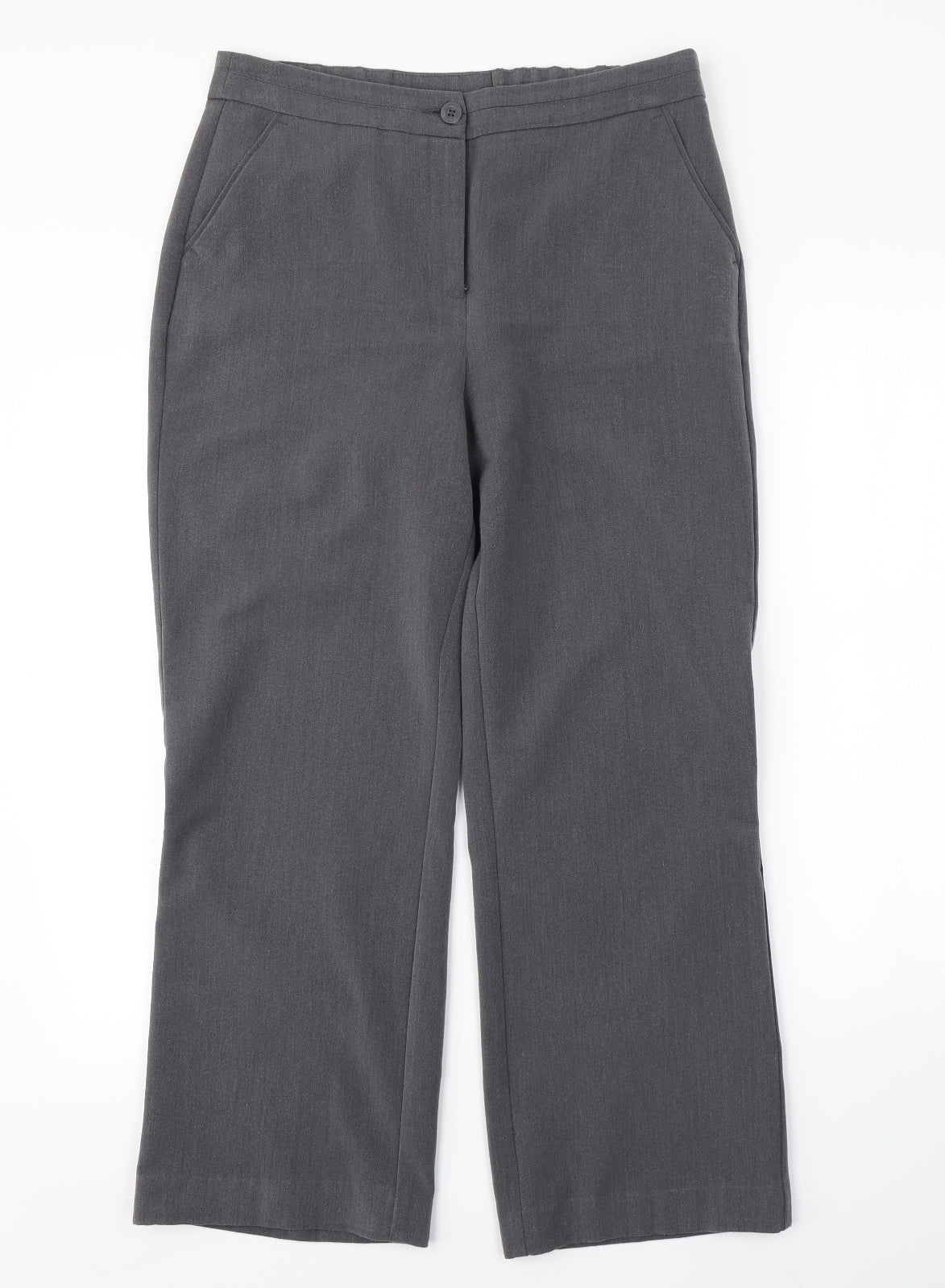 Maine New England Womens Grey   Trousers  Size 12 L26 in