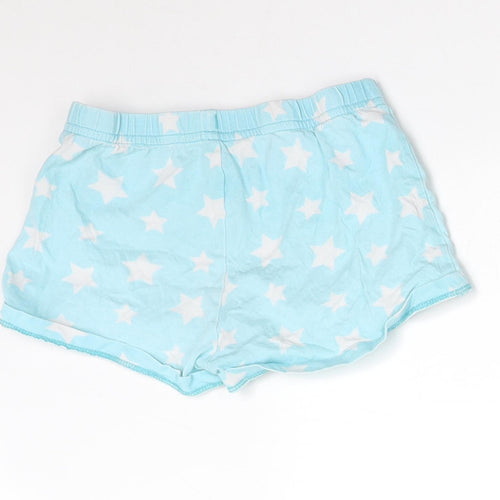 F&F Girls Blue Solid   Sleep Shorts Size 3-4 Years  - STARS