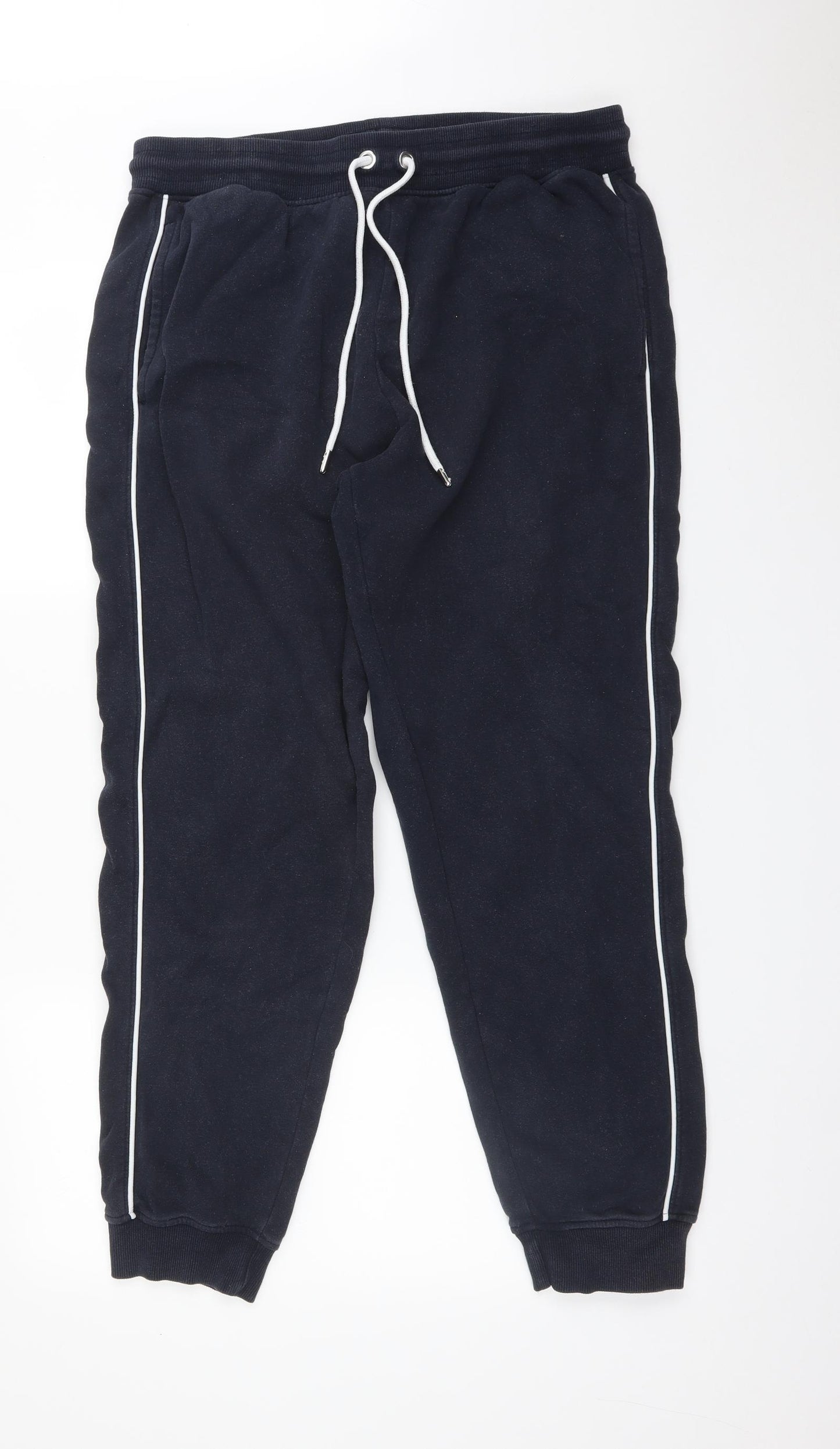 George Mens Blue   Jogger Trousers Size L L28 in