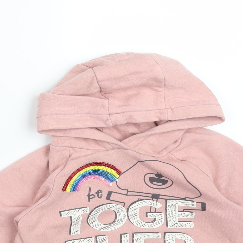 TU Girls Pink   Pullover Jumper Size 18-24 Months  - BE TOGETHER EVERYDAY