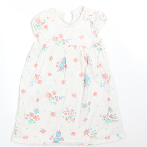 George Girls Multicoloured Floral  A-Line  Size 18-24 Months