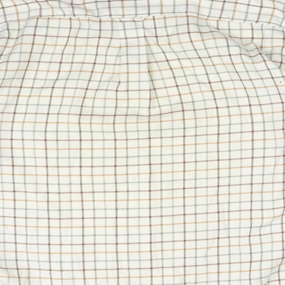 Le Chameau Mens Multicoloured Check   Button-Up Size M
