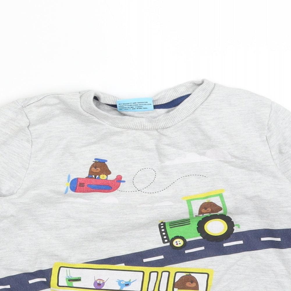 George Boys Grey   Pullover Sweatshirt Size 2-3 Years  - HEY DUGGIE