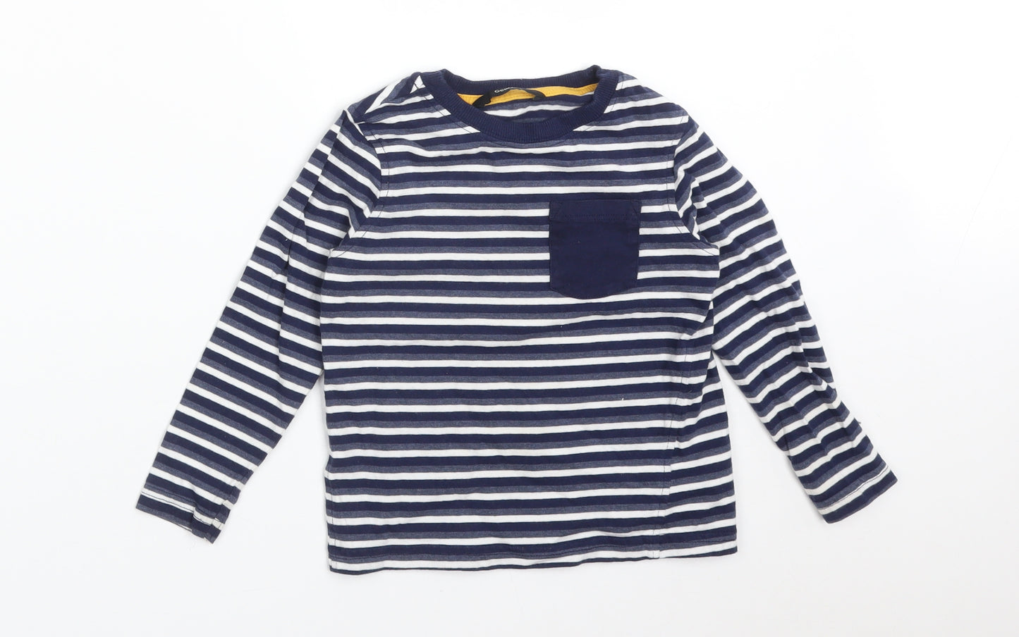 George Boys Multicoloured Striped  Basic T-Shirt Size 2-3 Years