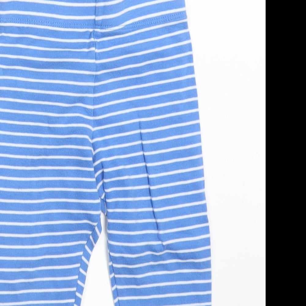 F&F Boys Multicoloured Striped   Pyjama Pants Size 2-3 Years