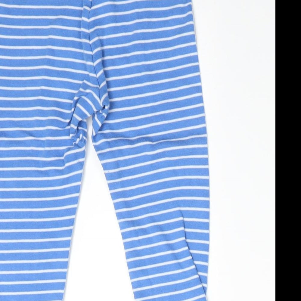 F&F Boys Multicoloured Striped   Pyjama Pants Size 2-3 Years