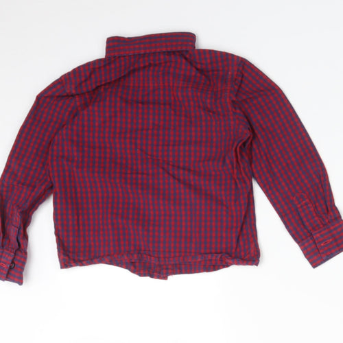 George Boys Multicoloured Check  Basic Button-Up Size 18-24 Months