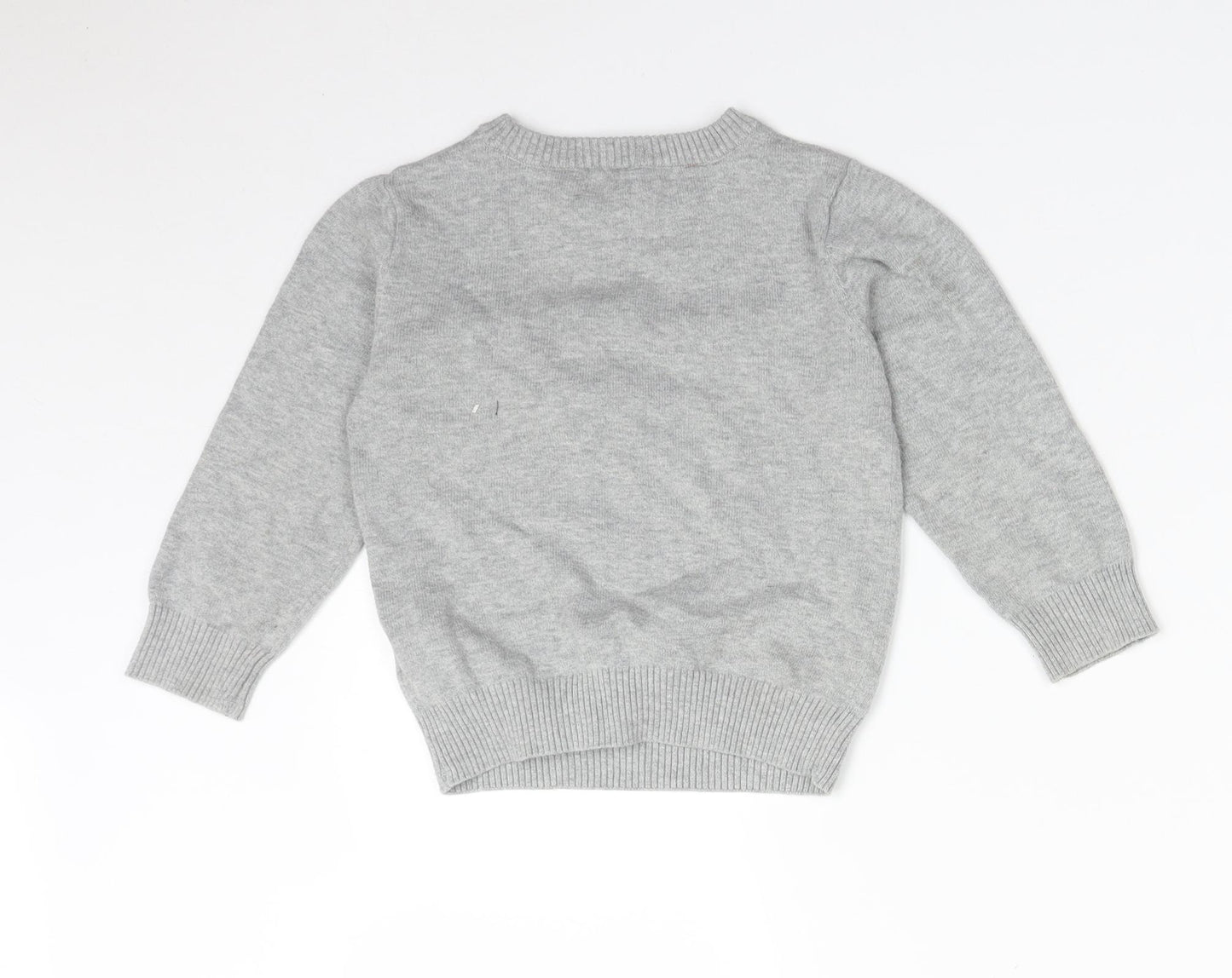 NEXT Girls Grey   Pullover Sweatshirt Size 2-3 Years  - OLAF