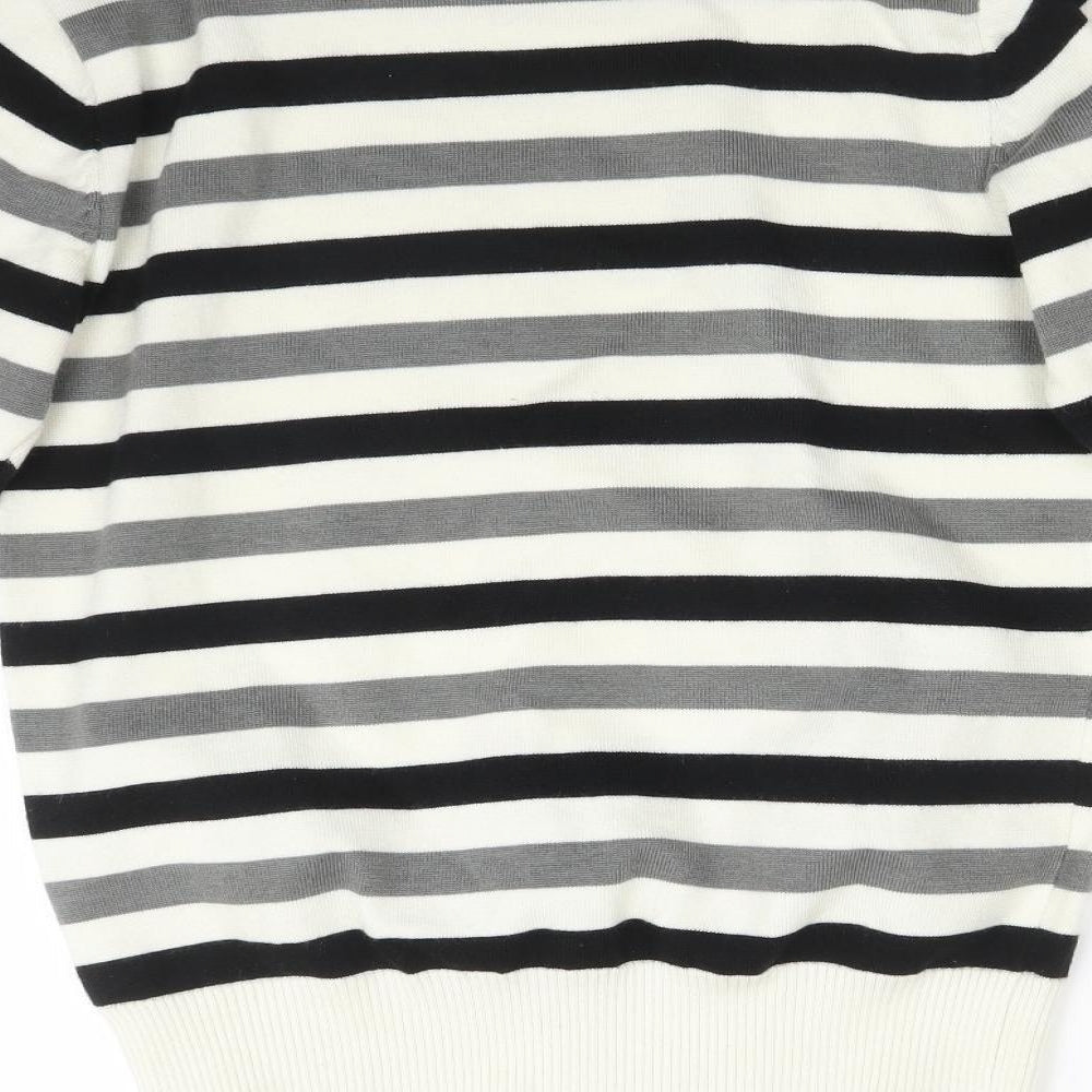 ARMANDO UOMO Womens Multicoloured Striped  Pullover Sweatshirt Size XL