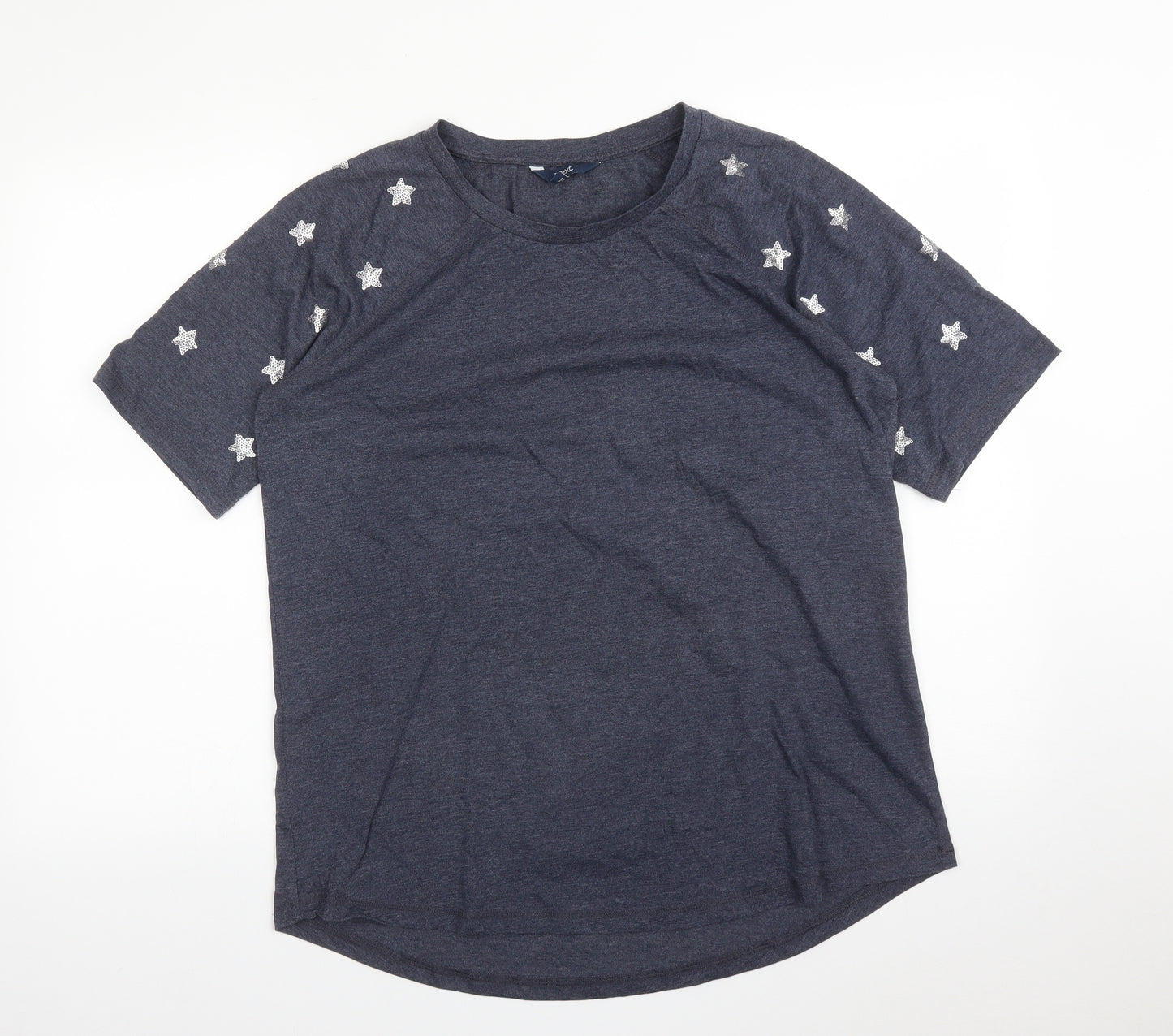 NEXT Womens Blue   Basic T-Shirt Size 16  - STARS