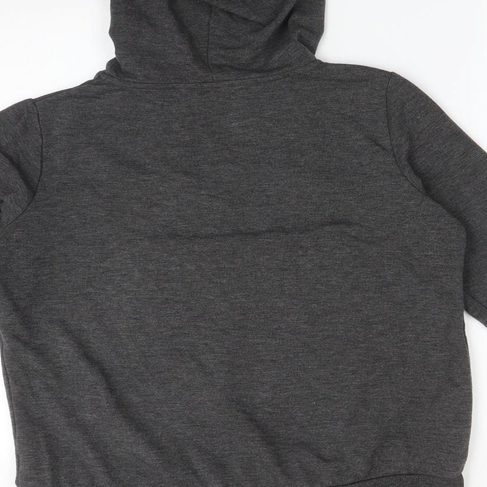 Peacocks Womens Grey   Pullover Hoodie Size 10