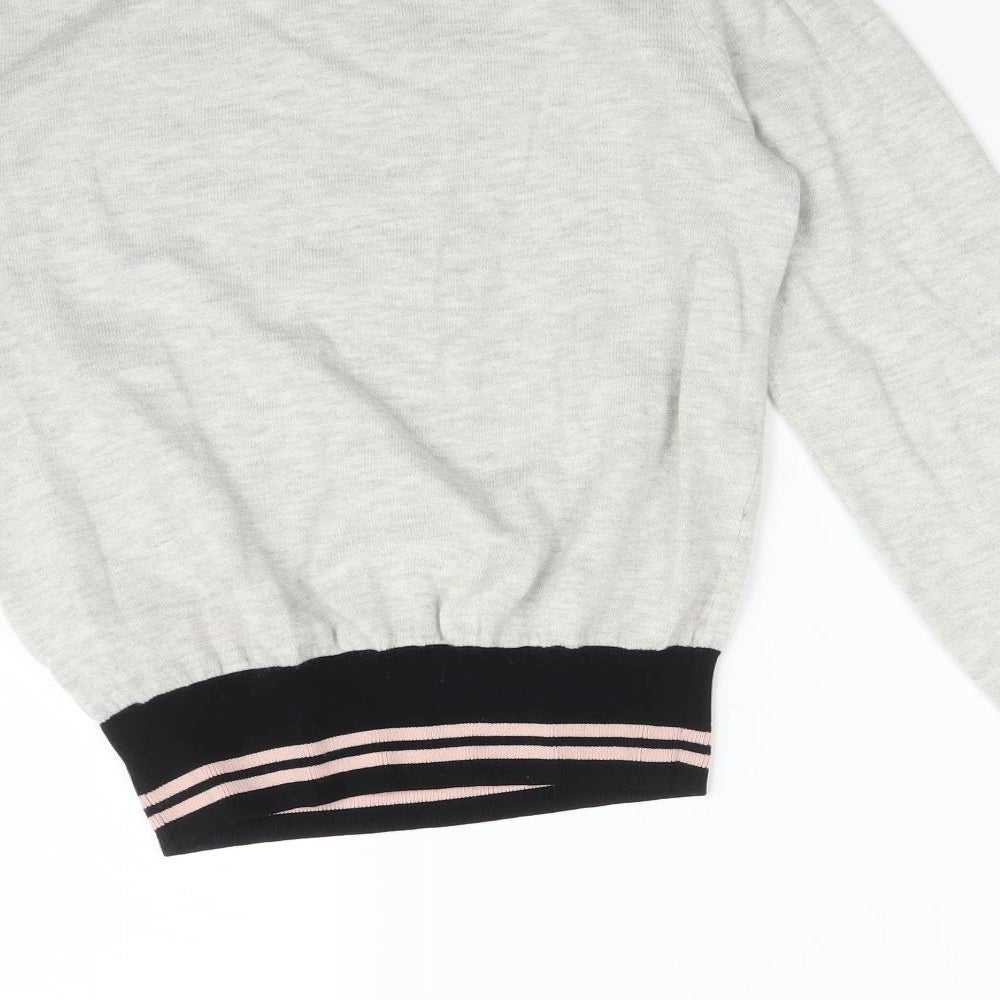 JACK WILLIS Womens Multicoloured Striped  Pullover Sweatshirt Size 12
