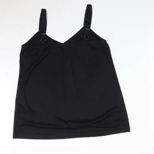 M&Co Womens Black   Camisole T-Shirt Size 20