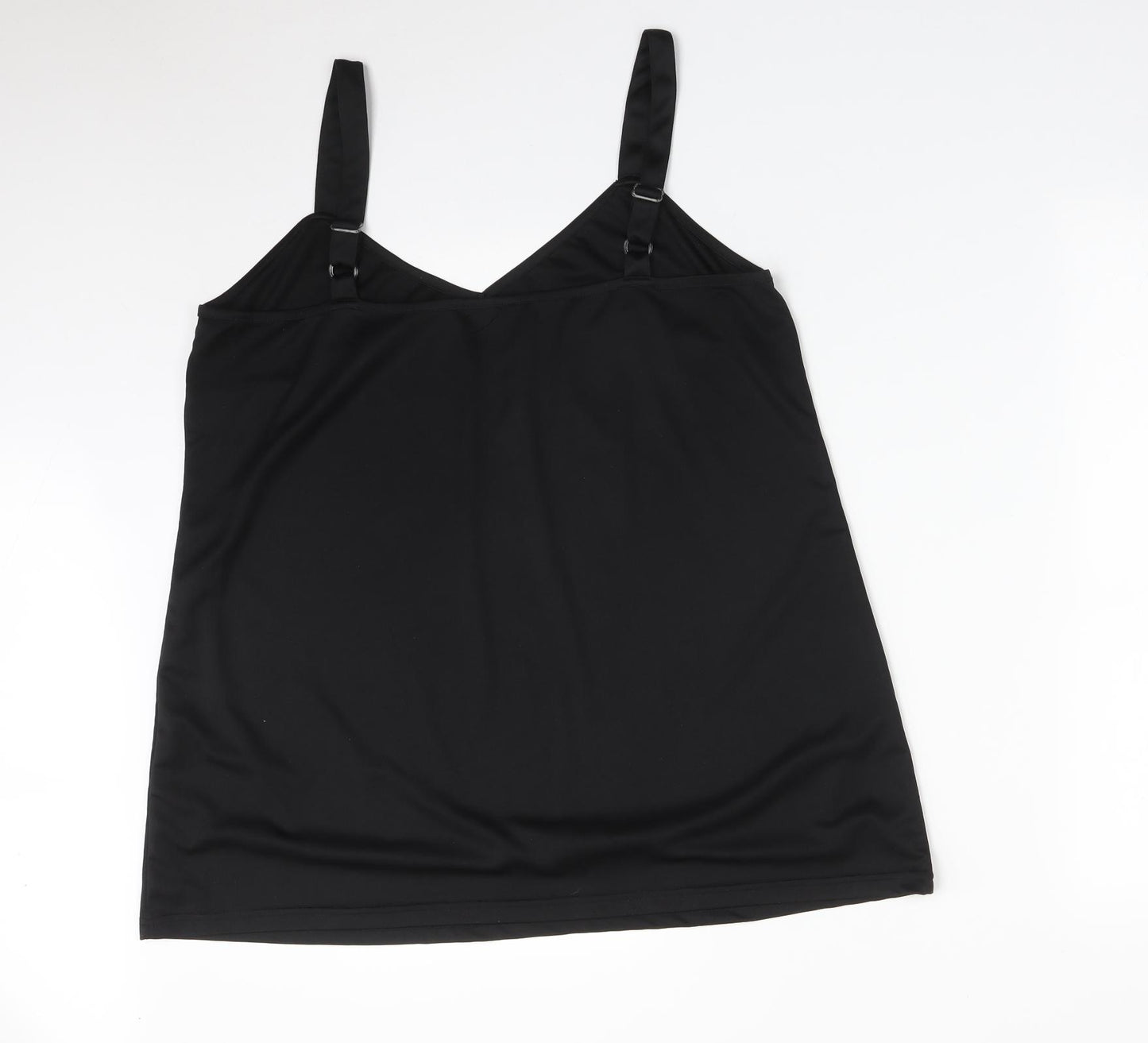 M&Co Womens Black   Camisole T-Shirt Size 20