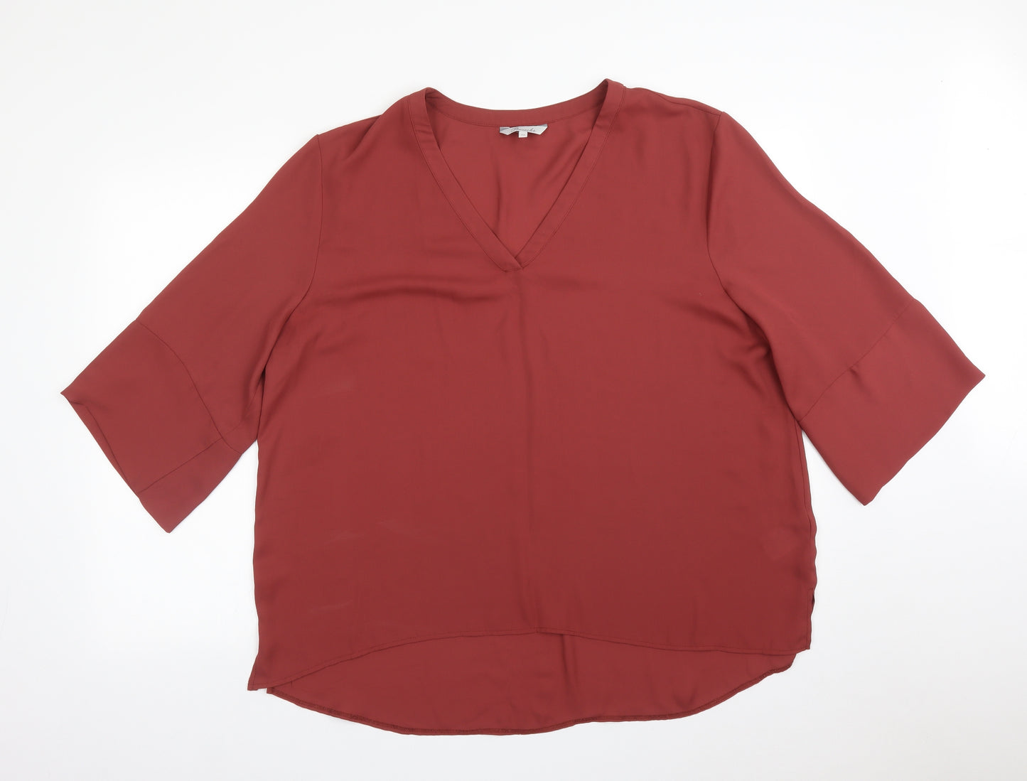 Peacocks Womens Brown   Basic T-Shirt Size 20