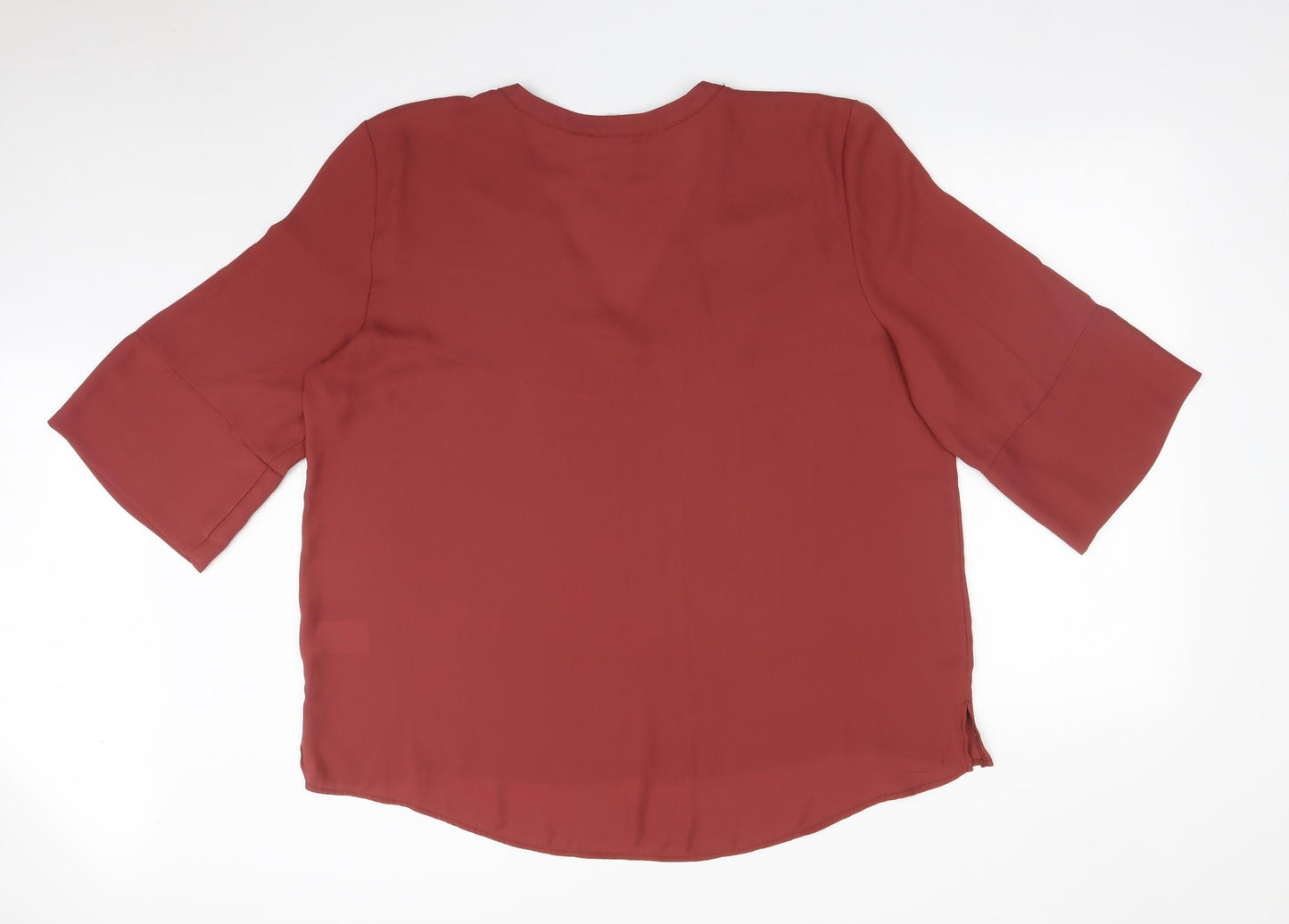 Peacocks Womens Brown   Basic T-Shirt Size 20