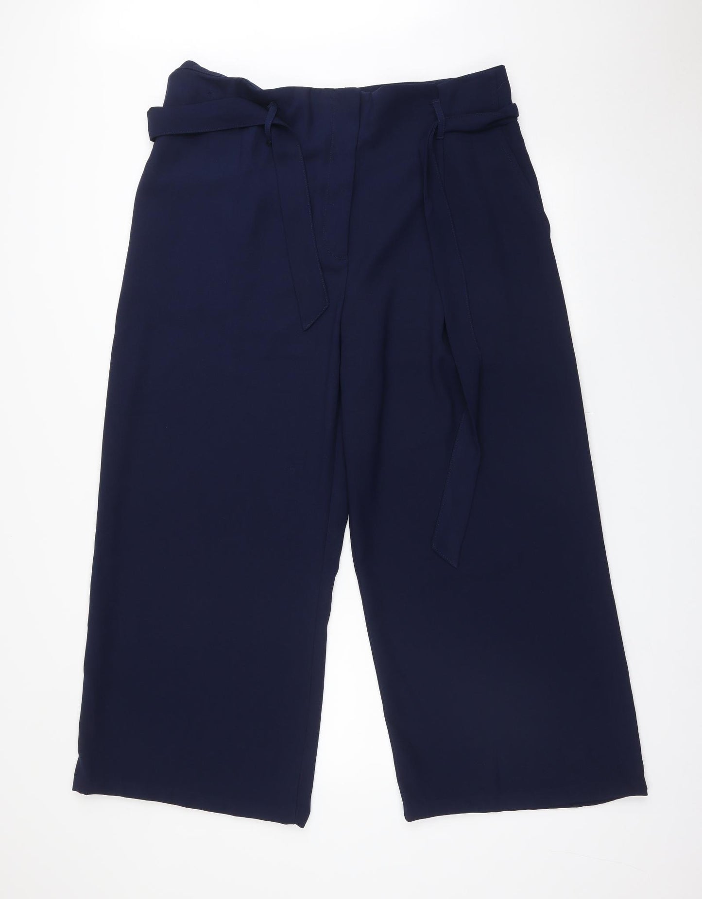 NEXT Womens Blue   Carrot Trousers Size 16 L25 in