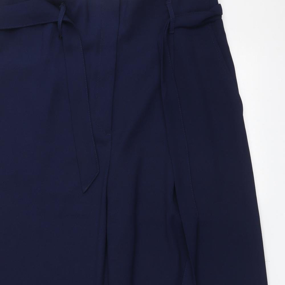 NEXT Womens Blue   Carrot Trousers Size 16 L25 in