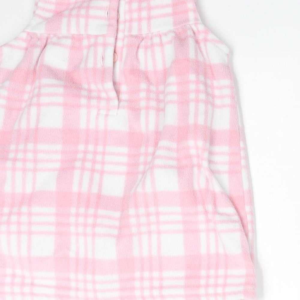 George Girls Pink Check  A-Line  Size 6-9 Months