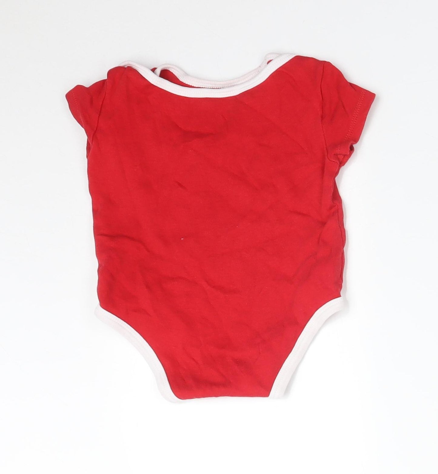 PEP&CO Baby Red   Babygrow One-Piece Size 6-9 Months  - MY FIRST CHRISTMAS