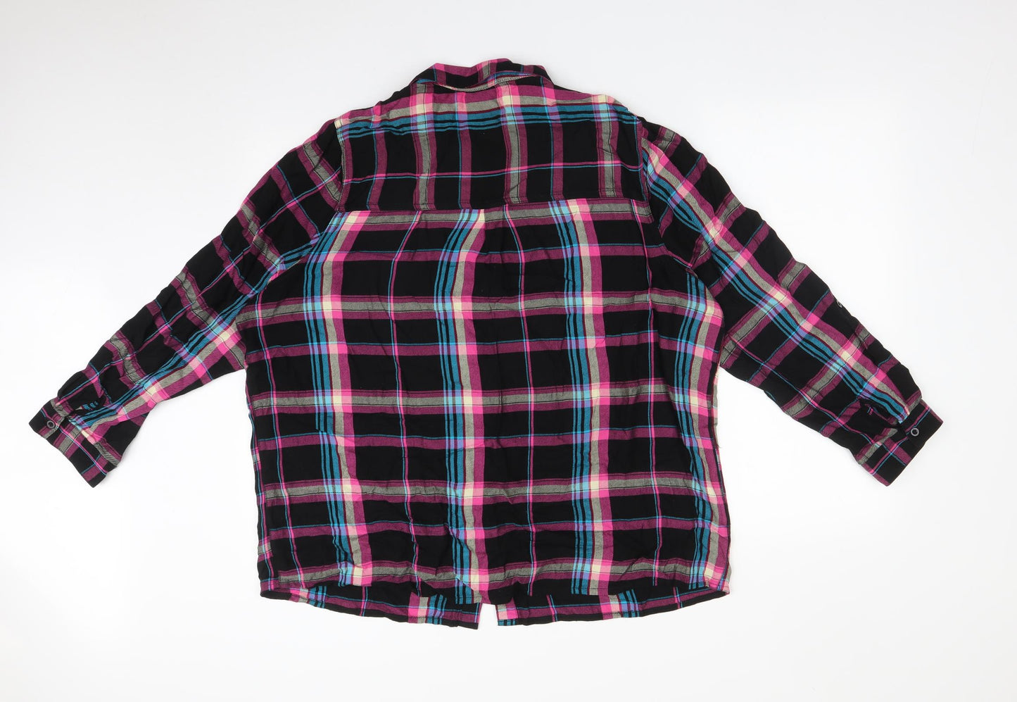 TU Womens Multicoloured Check  Basic Button-Up Size 22