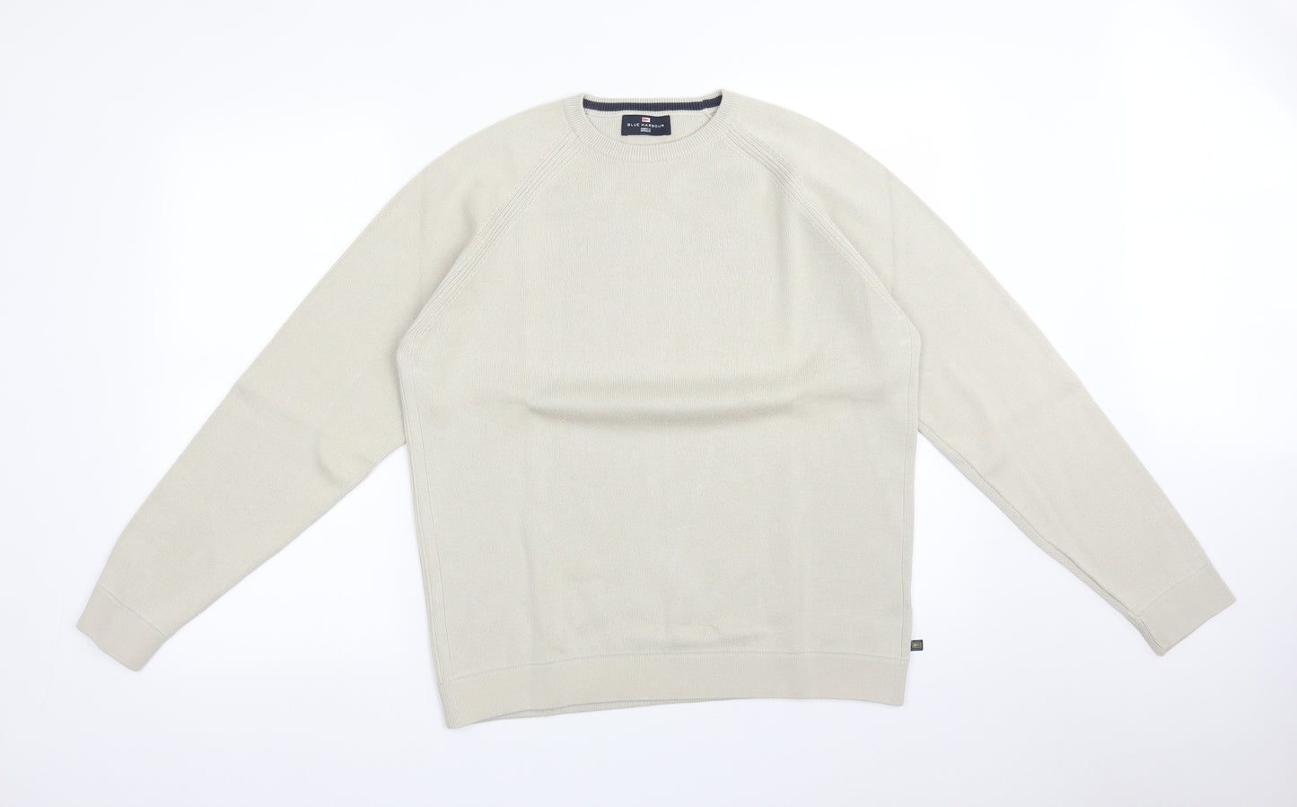 Blue Harbour Mens Beige   Pullover Sweatshirt Size M