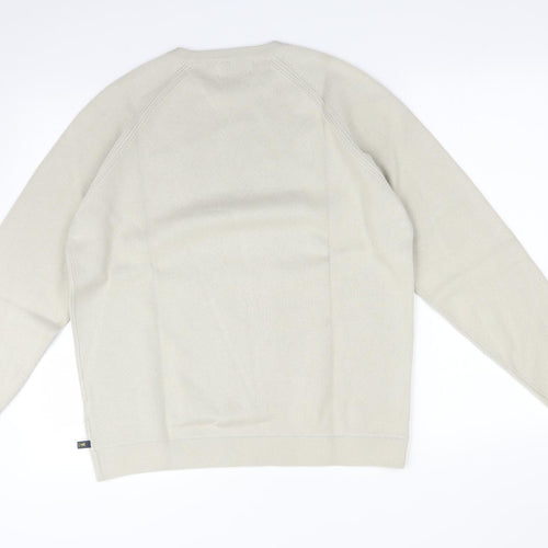 Blue Harbour Mens Beige   Pullover Sweatshirt Size M
