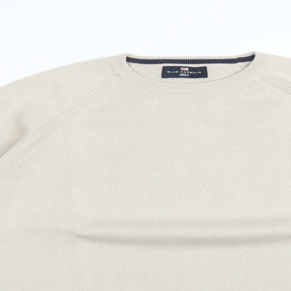 Blue Harbour Mens Beige   Pullover Sweatshirt Size M