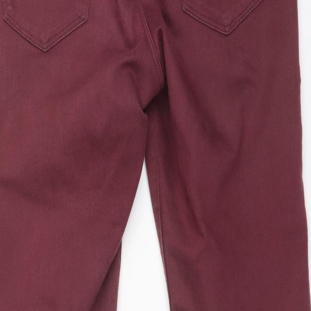 M&S Womens Red   Jegging Jeans Size 10 L28 in