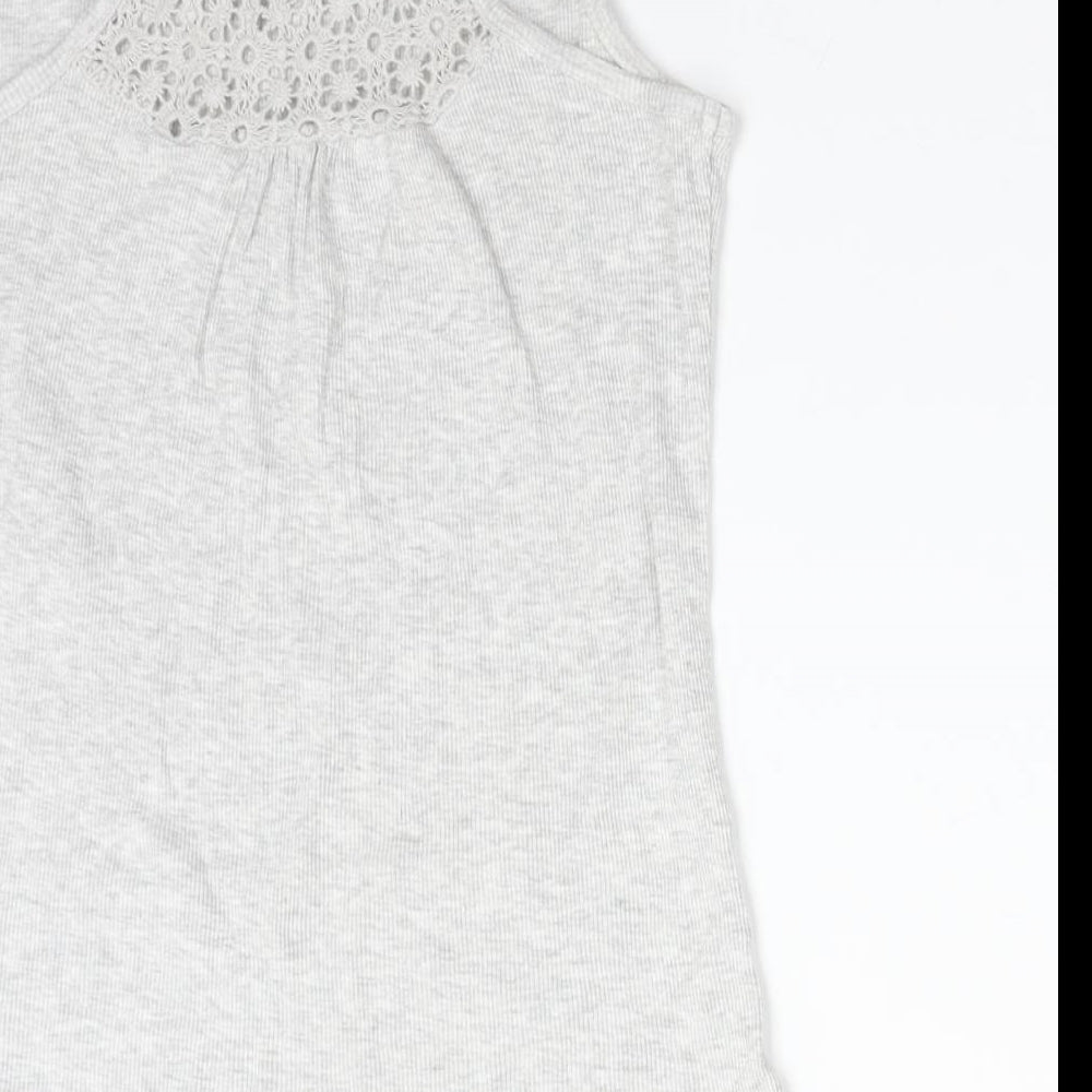 George Girls Grey   Basic Tank Size 13-14 Years