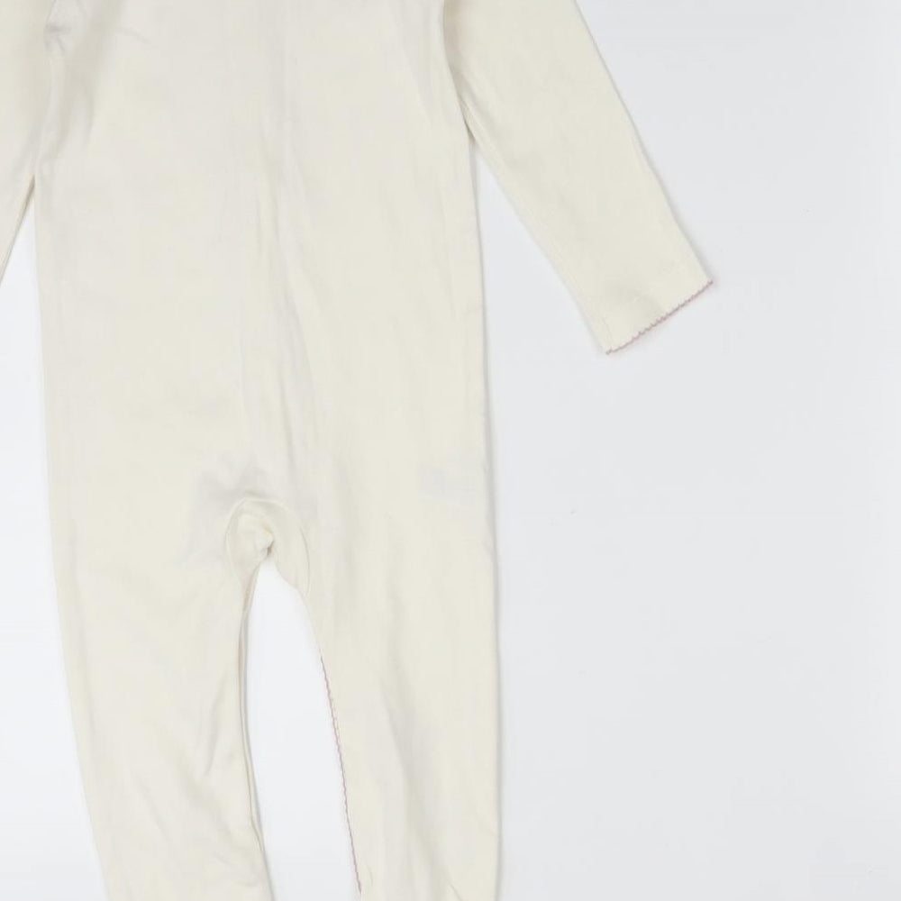 TU Baby White Floral  Babygrow One-Piece Size 18-24 Months
