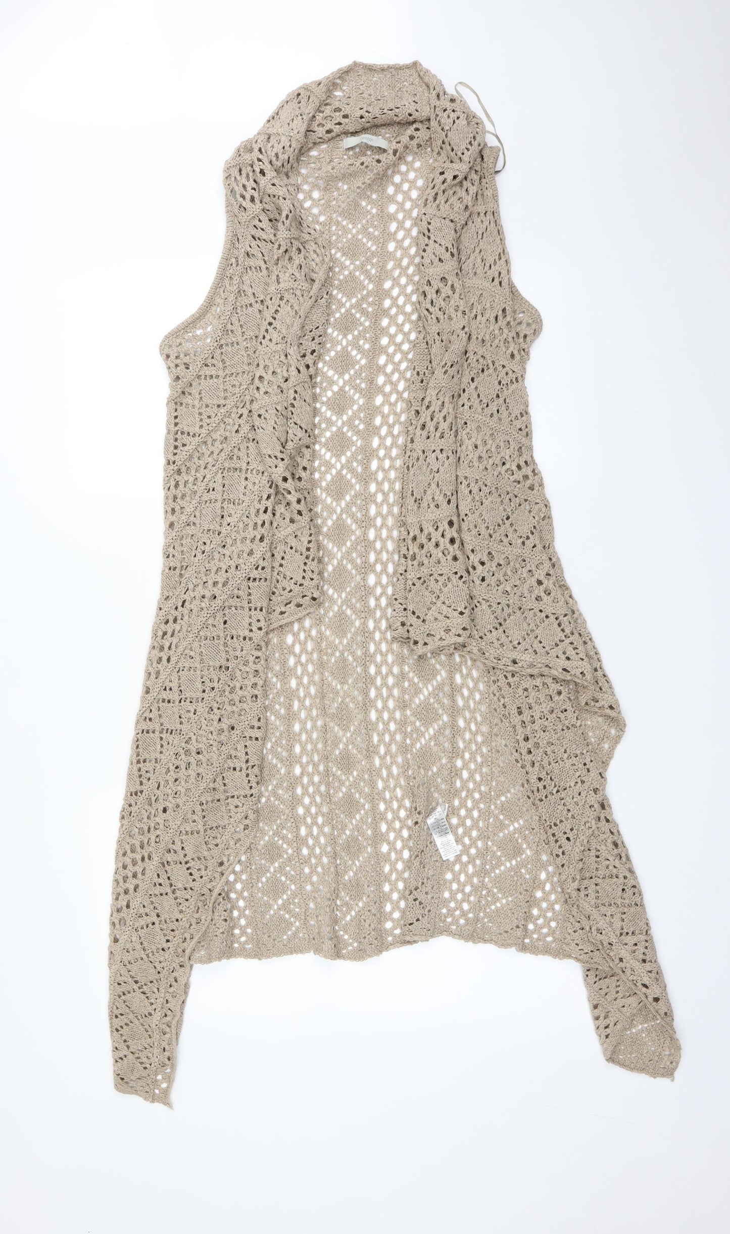 George Womens Brown   Cardigan Jumper Size M