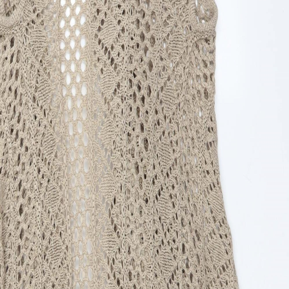 George Womens Brown   Cardigan Jumper Size M