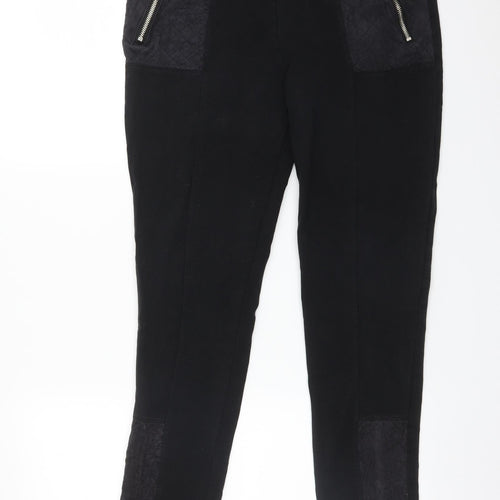 H&M Womens Black   Jogger Trousers Size L L28 in