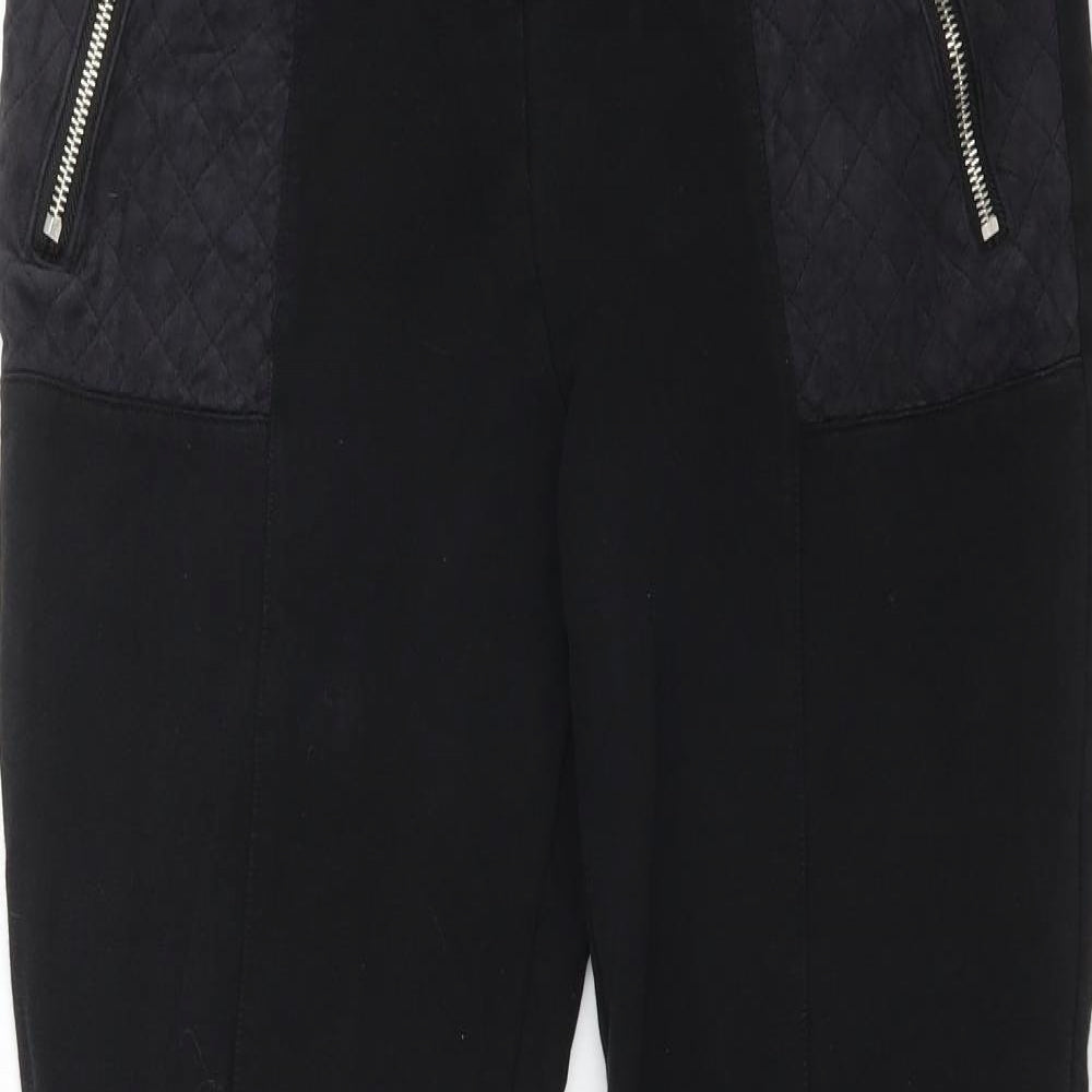 H&M Womens Black   Jogger Trousers Size L L28 in