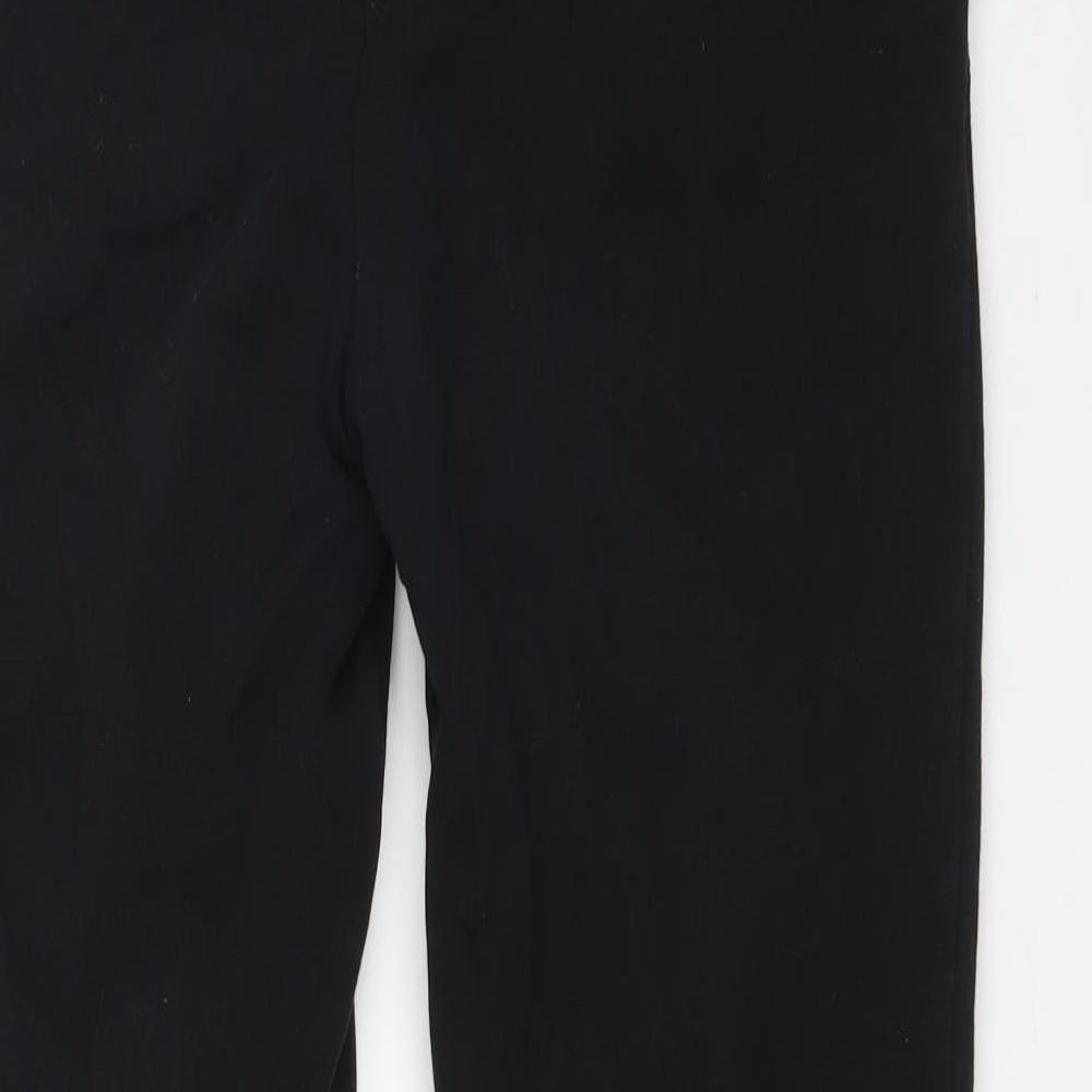 H&M Womens Black   Jogger Trousers Size L L28 in