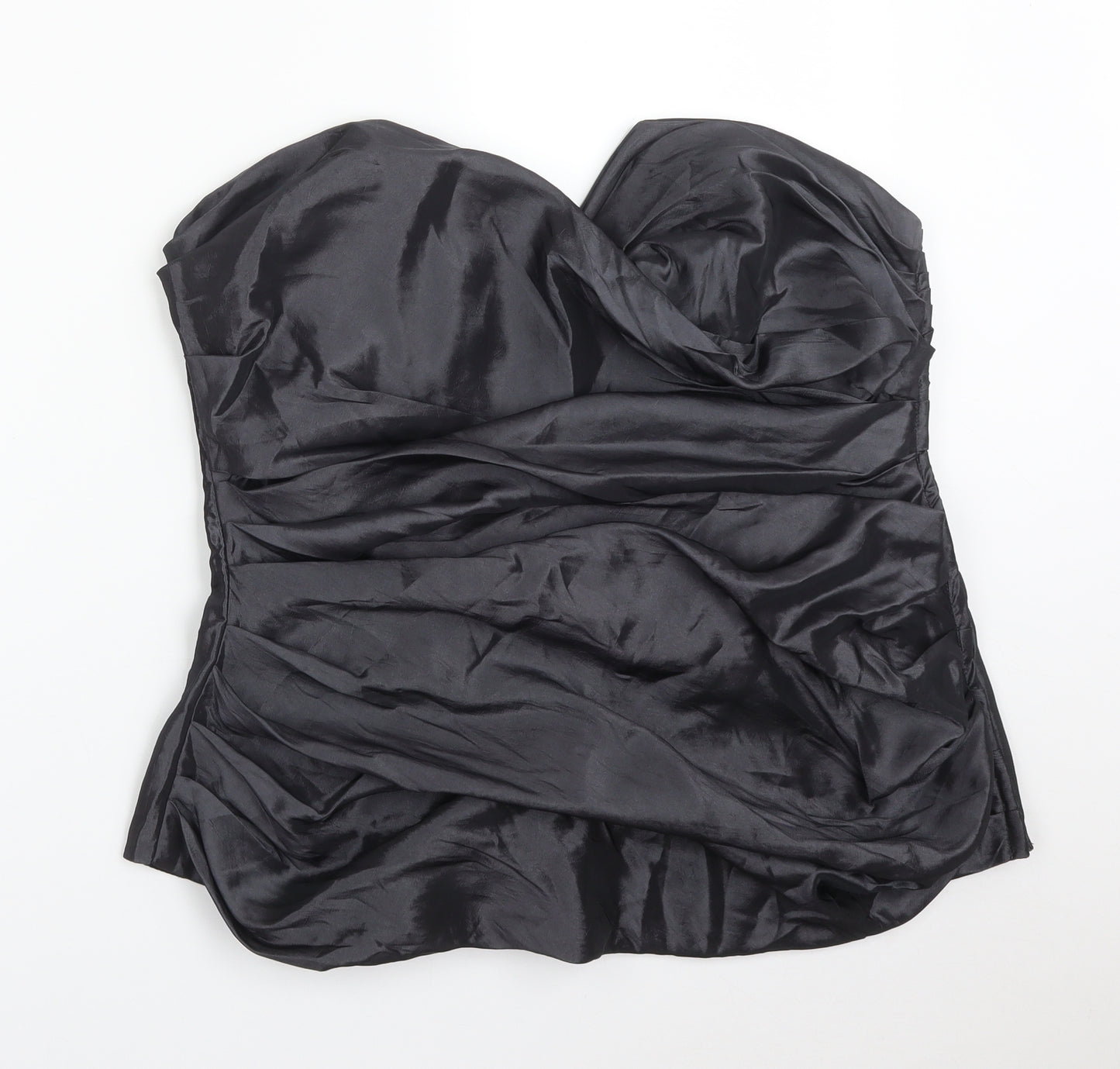 George Womens Black   Basic T-Shirt Size 20
