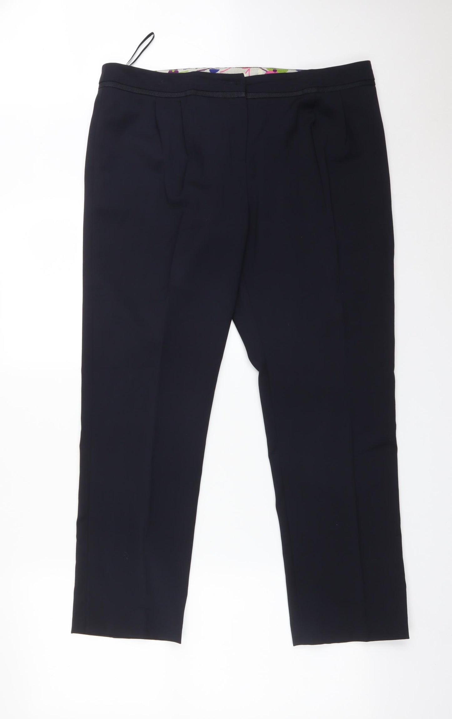 Boden Womens Blue   Dress Pants Trousers Size 14 L27 in