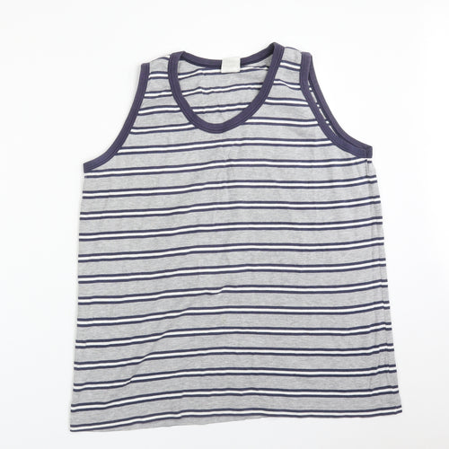 Preworn Womens Multicoloured Striped  Basic Tank Size 18