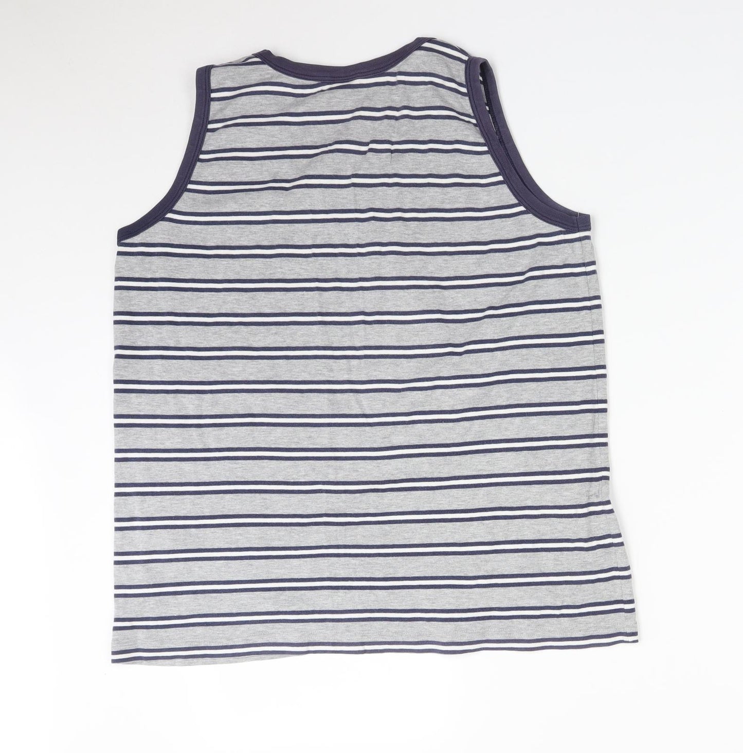 Preworn Womens Multicoloured Striped  Basic Tank Size 18