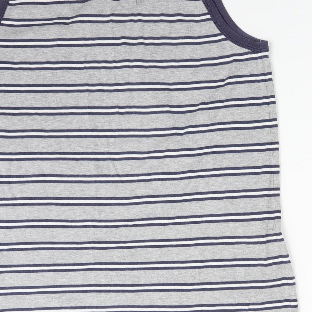 Preworn Womens Multicoloured Striped  Basic Tank Size 18