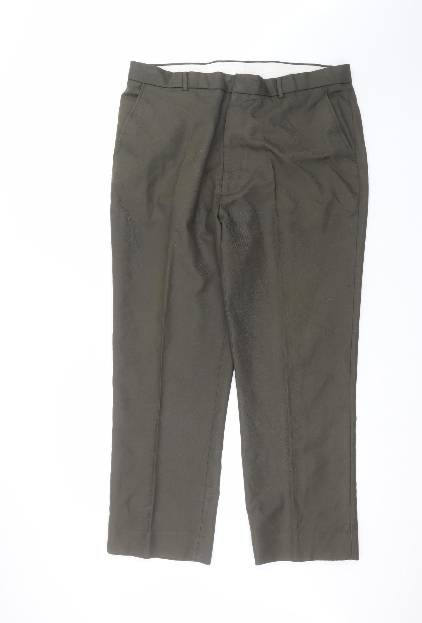 Chunes Mens Green   Dress Pants Trousers Size 38 in L29 in