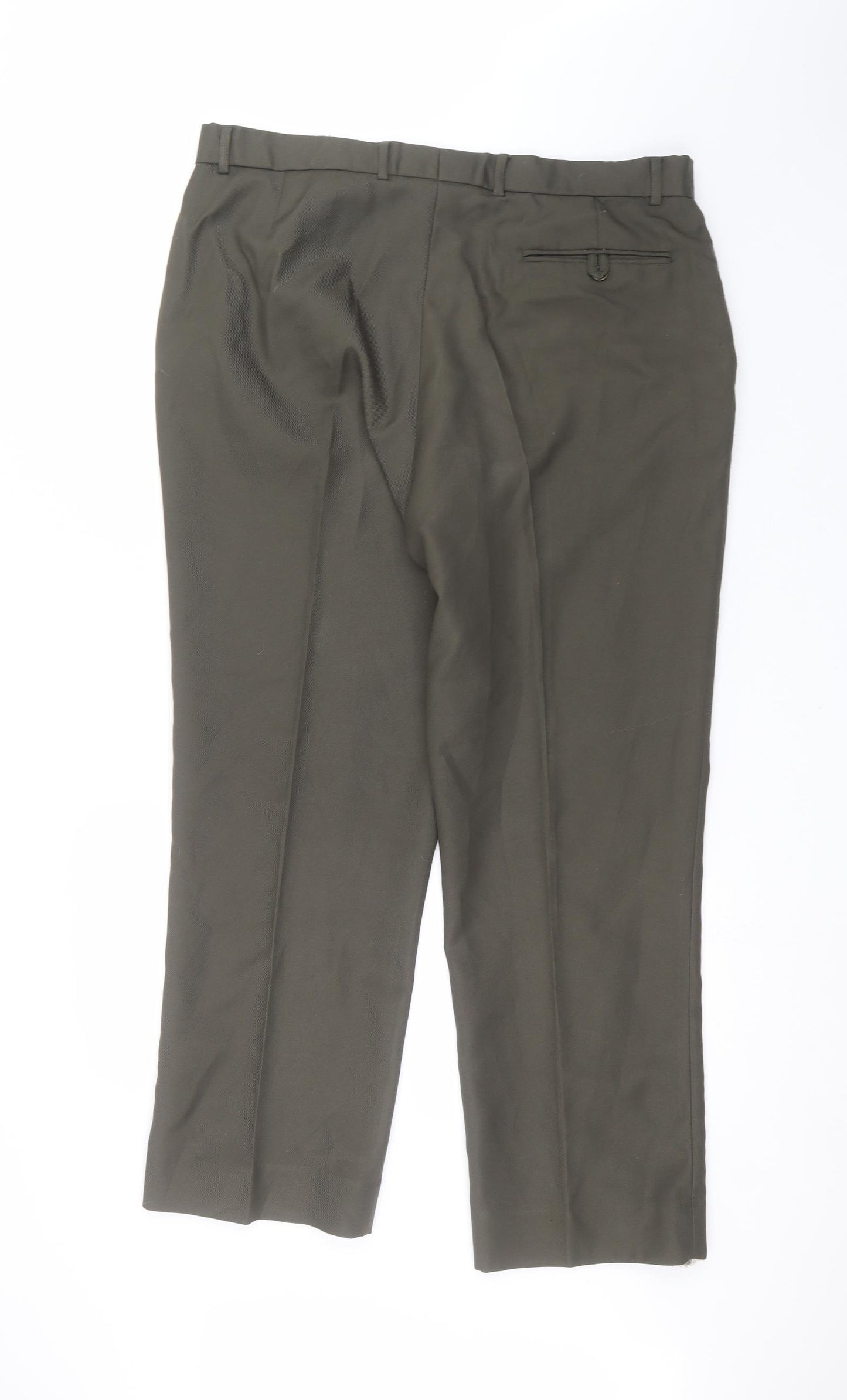 Chunes Mens Green   Dress Pants Trousers Size 38 in L29 in