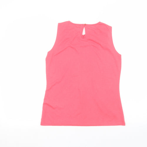 Dorothy Perkins Womens Pink   Basic T-Shirt Size 10
