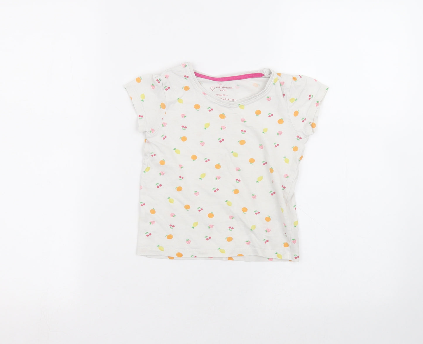 Primark Baby White   Basic T-Shirt Size 24 Months
