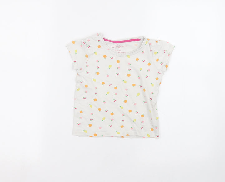 Primark Baby White   Basic T-Shirt Size 24 Months