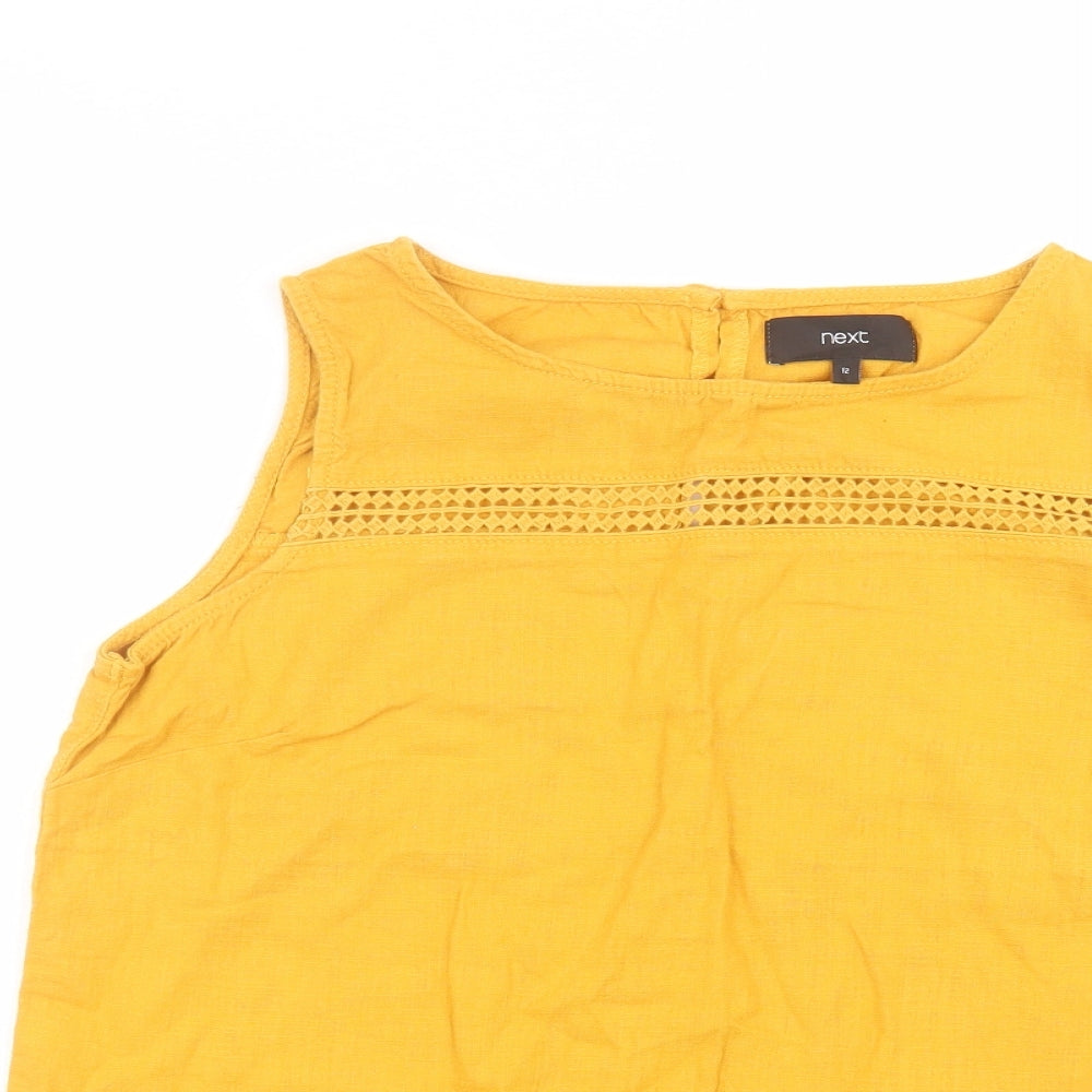 NEXT Womens Orange   Basic T-Shirt Size 12