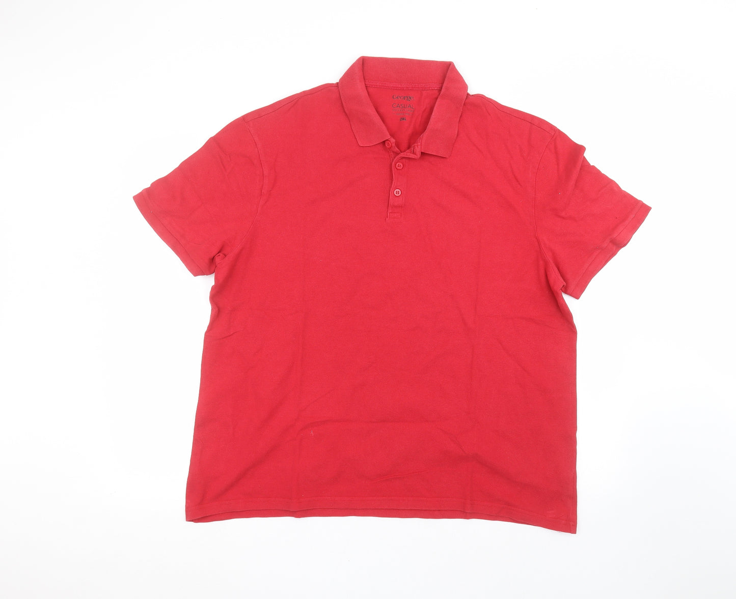 George Mens Red    Polo Size 2XL