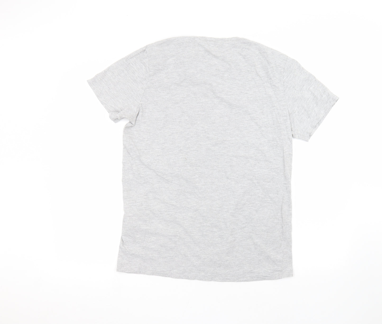 JACK & JONES Mens Grey    T-Shirt Size L