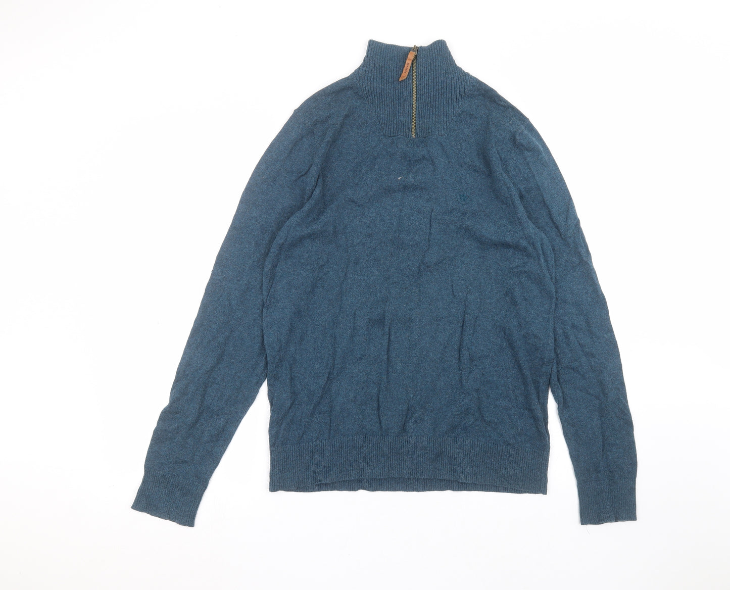 Fat Face Mens Blue   Pullover Jumper Size S